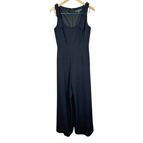 Julia Jordan Sleeveless Classic Wide Leg Jumpsuit Black Size 6 Cocktail Formal - Picture 2 of 14